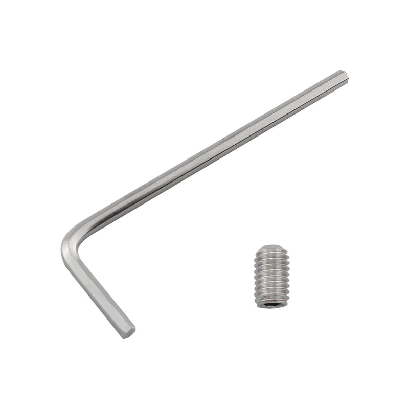 Socket Set Screws DGBRSM 25pcs 10-32 x 5/16" Stainless Steel Allen Head Hex Hexagon Socket Set Screws Cup Point with Hex Key Wrench 10-32 x 5/16Inch