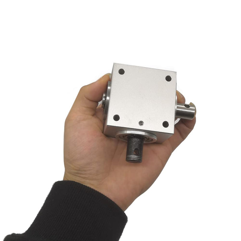 1:1 Right Angle Tapered Bevel Gearbox 1.5 Module 20 Teeth 90° Angle Drive Steering Gear Device Simple Mechanical DIY Module with 15mm Shaft Radial Mounting 1 Output Shaft