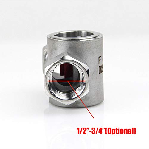 Flow Indicator 1/2" Female with Impeller 362Psi 2.5MPa for Automatic Sprinkler System 1/2"