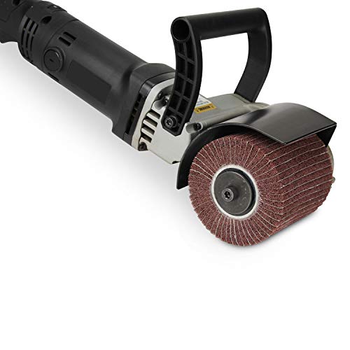 BHA Interleaf Flap Wheel Abrasive Drum, 4" x 4" with 3/4" Quad Keyway (80 Grit) 80 Grit