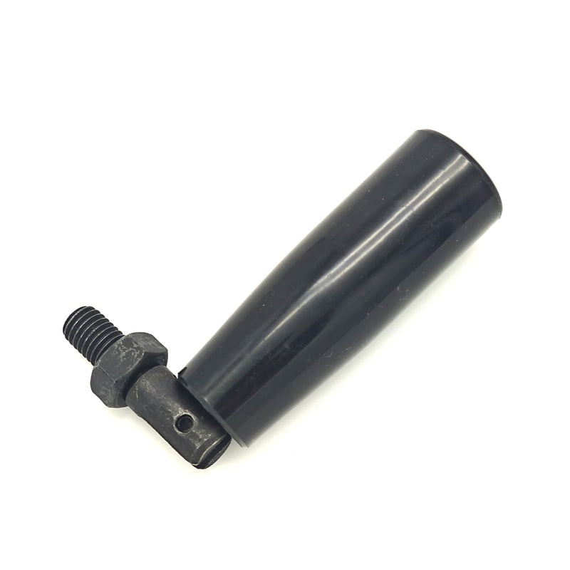 Nylon Revolving Handle with M8 M10 Male Thread Screw Foldable Part Crank Handle Rotating Handle Plastic Knob for Industry Lathe Milling Grinding Machine (M10x80), Black M10x80