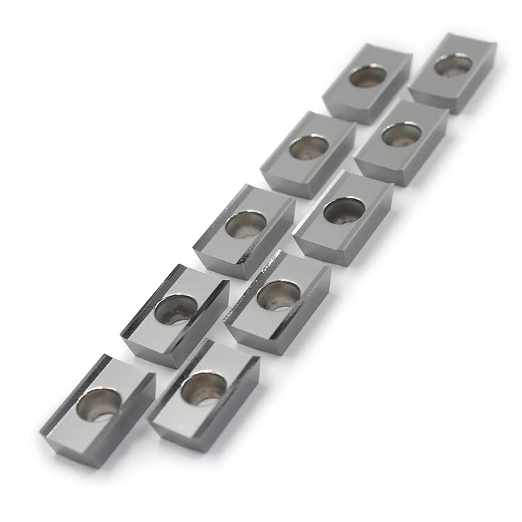 OSCARBIDE Carbide Inserts APKT1604 PDFR Milling Inserts 10Pcs for Aluminum | APKT Style Cutters | Face Milling Aluminum | High Speed & Smooth Finish | Sharp Cutting Edges | Wear-Resistant PVD Coated