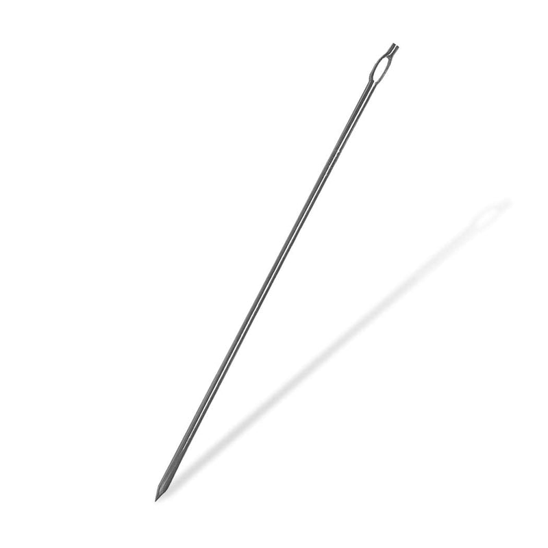 Meat Trussing Needle and Butchers Cooking Twine Kit for Sewing Up Whole Hog, Pig, and Roasting Chicken and Turkey. 7 Inch Stainless Steel Needle and 185 Feet of Cotton Kitchen String.