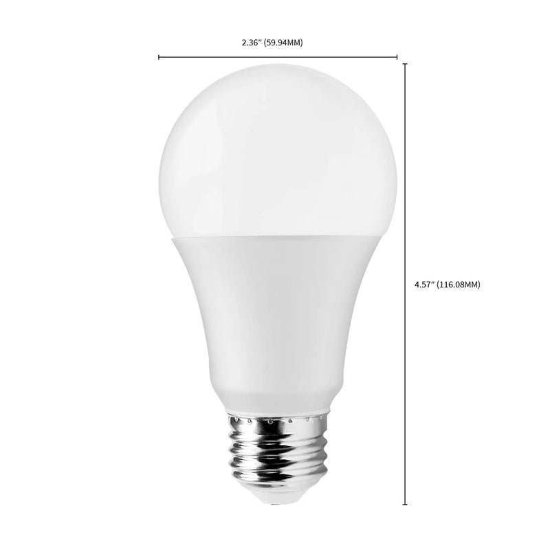 Satco S11419 14-Watt A19 LED Light Bulbs, 100-Watt Replacement, 5000K Natural Light, 1600 Lumens, 10 Pack 10 Count (Pack of 1)