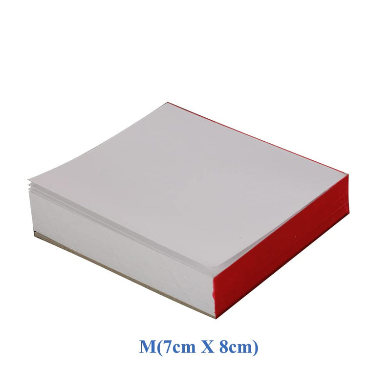 SNAWOP Dental Mixing Pads 300 Sheets Poly Coated Disposable Mix Paper Small/Medium/Large (M(7 * 8cm)) M(7*8cm)