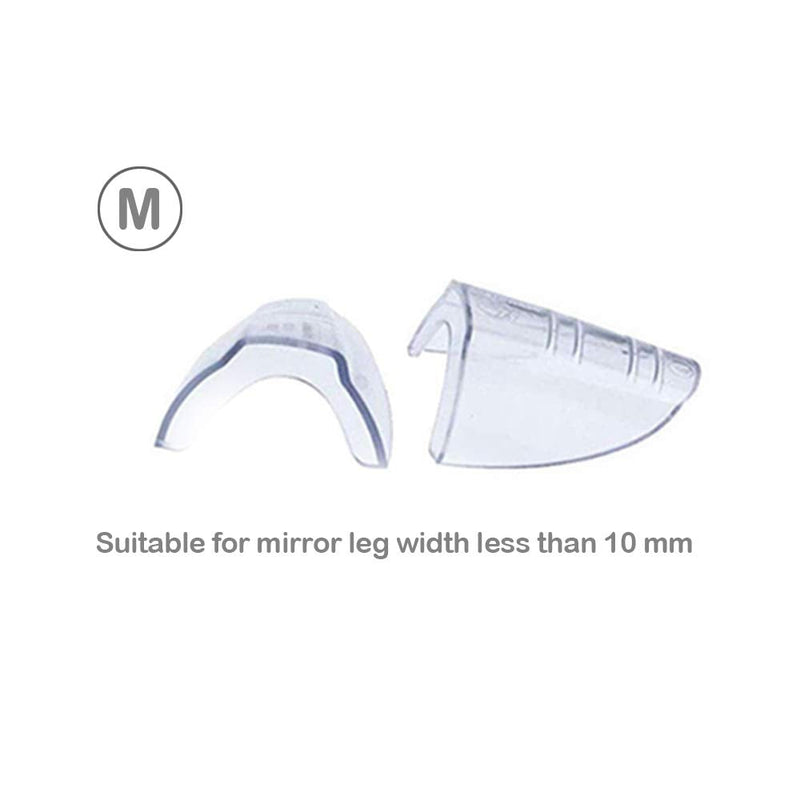 Korty 3/6/10 Pairs Eye Glasses Side Shields, Flexible Slip on Side Shields for Safety Glasses Fits Small to Medium 3 Pairs