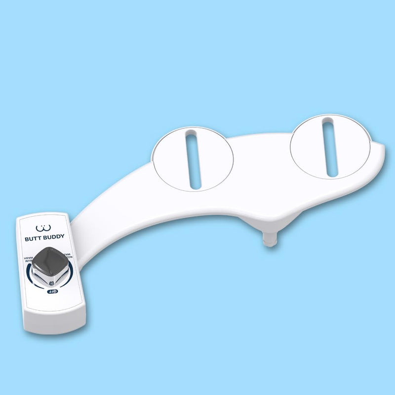Bidet Toilet Attachment – A Non-Electric Self Cleaning Fresh Water Sprayer with Adjustable Water Pressure Nozzle & Easy Home Installation (Self Nozzle Cleaning | Gentle Wash)
