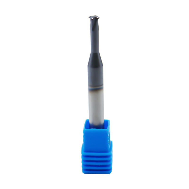 20-56 TPI Single Pitch 1/4in Solid Carbide Thread end Mill,0.018in Cutting Diameter,Necked to Thread 0.5in Deep,4 Flute Bits Tool for Medium Hardness Steel, Brass, Iron