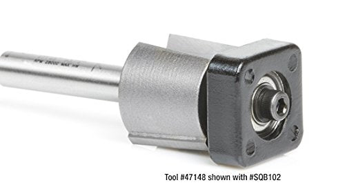Amana Tool - 47149 Carbide Tipped Laminate Trimmer with Euro Square Bearing 3/4 Dia x 5/8