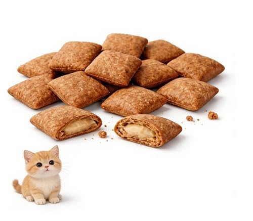 120g Cat Grass Treats for Indoor Cats Hairball Control Natural Salmon Healthy Dental Care Snacks Kitten Training Biscuits with Catnip（L2） 4.23 Ounce (Pack of 1) L2