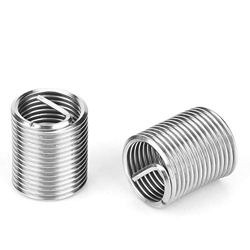 15 Pcs Stainless Steel M14x1.5 Thread Inserts Female Thread Repairing Assortment Kit