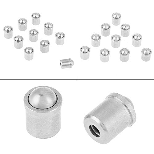 10Pcs Stainless Steel Spring Ball Plunger Push Fit Ball Spring Smooth Plunger 7×6mm