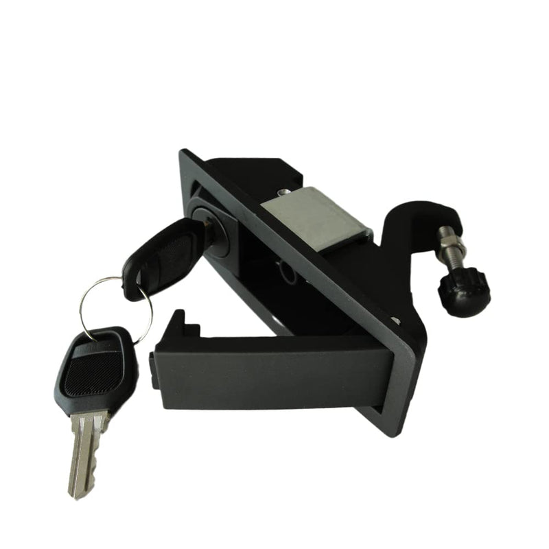 4Pcs Compression Latch Lock Trigger Latch Lock Compression Latches Flush Mount Zinc Alloy Adjustable Lever Hand Operated Black 4 Pack