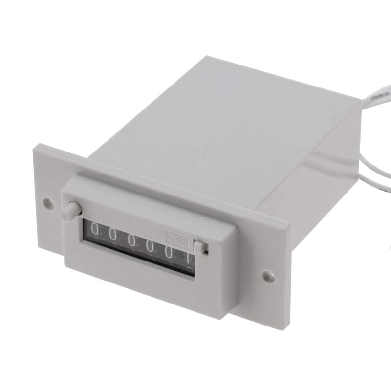 CSK6-YKW 6 Electronic Counter Pulse Counter,Pulse Counter Module 24vac Impulse Counter Digit Electromagnetic Pulse Counter 110VAC220VDC24V (DC24V)