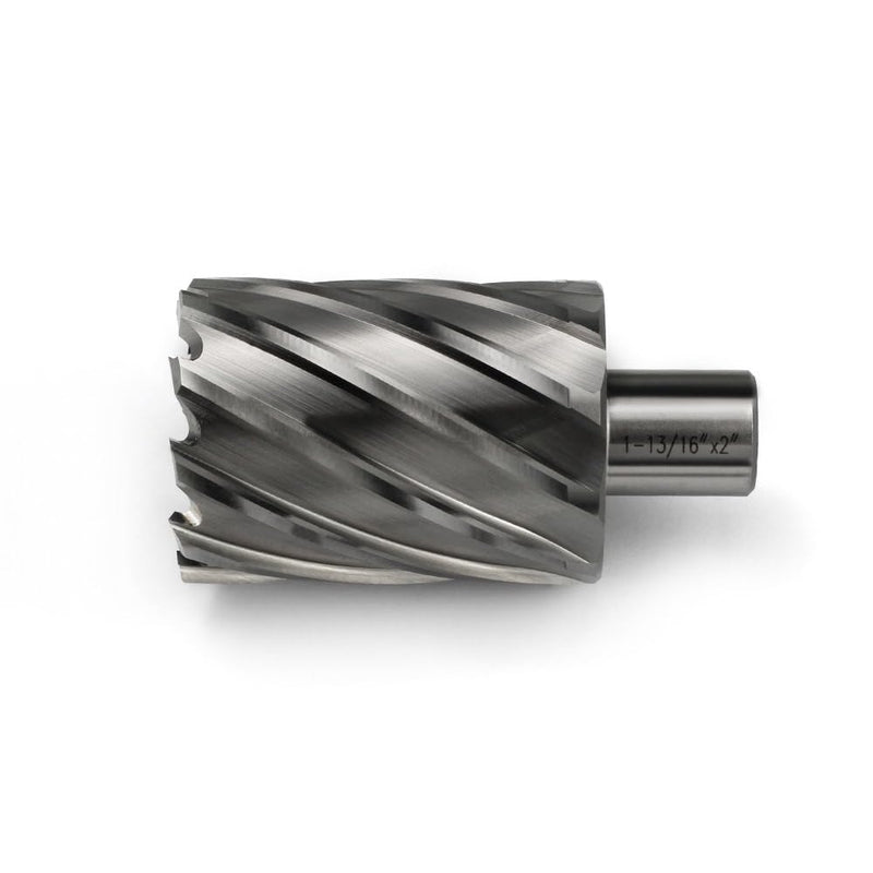 Annular Cutter 3/4 Inch Weldon Shank 1-13/16 Cutting Diameter 2 Cutting Depth Slugger Bits HSS Kit for Magnetic Drill Press