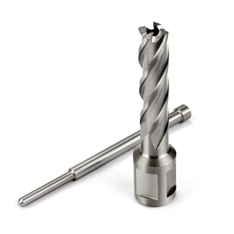 OSCARBIDE 1/2" x 2" HSS Annular Cutter 3/4" Weldon Shank Mag Drill Bit | 2 Flat | 1/2"Cutting Diameter | 2"Cutting Depth | Burr-Free Holes | Rapid Chip Removal | 10x Faster Than Twist Drills