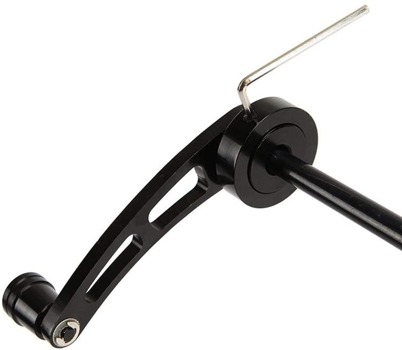 KIMISS Window Crank Handle Winder,2pcs Alloy Window Handle Riser Winder Crank Fit for Classic Car(Black) Black