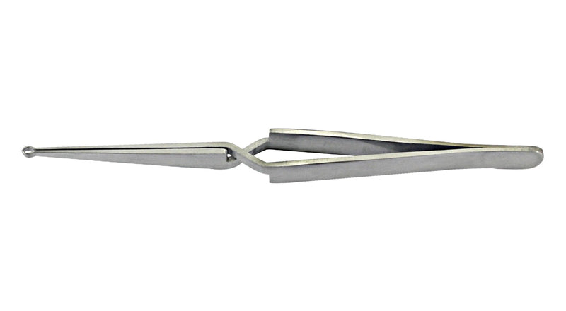 Lock Pinning Cross Locking Tweezers for Locksmith Pinning & Rekeying Kit Round Open Slot Stainless Steel Holding Tweezer Self Locking Closing Locksmith Tools Lock Pin Tumbler Tweezers