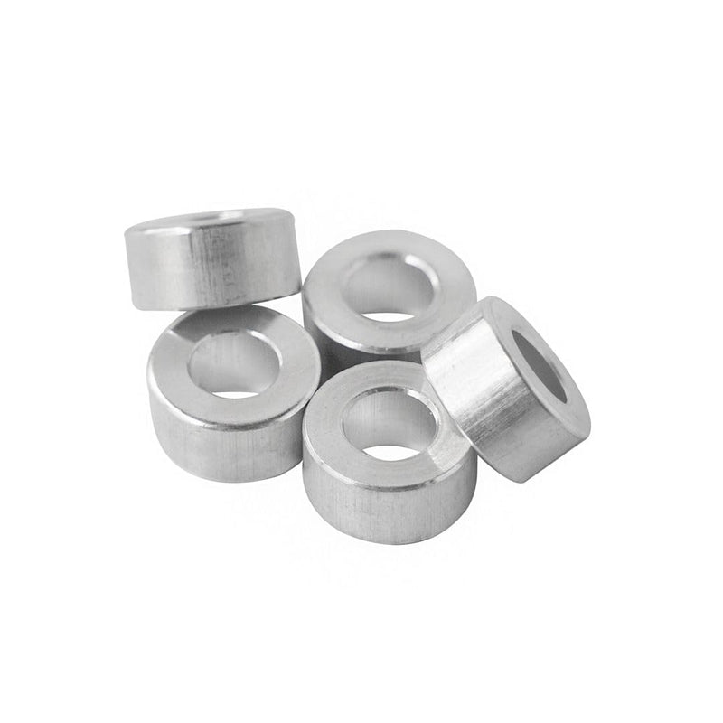 Aluminum Spacer 1/2" OD x 1/4" ID x Choose Your Length, Round Spacer Unthreaded Standoff Bushing Plain Finish, Fits Screws Bolts 1/4" or M6 by Metal Spacers Online (1/4" Length, 25 Pack) 1/4" Length