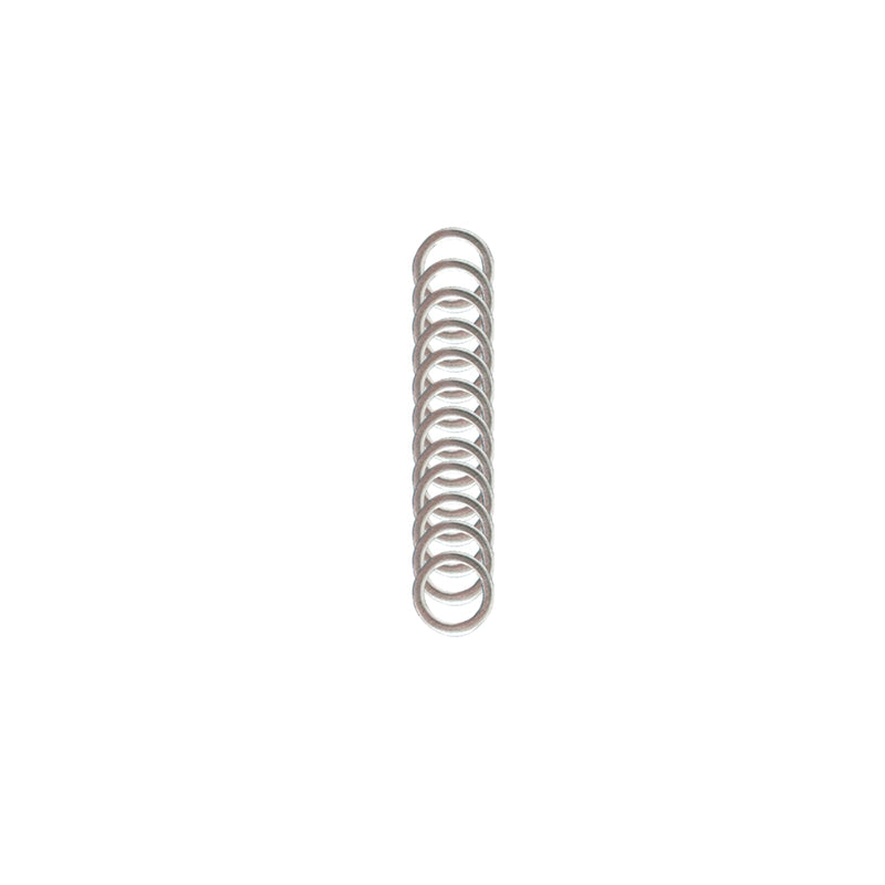 M4x6mm Steel Shim Washer Set 48pcs – Precision Thin Spacers 0.1/0.2/0.3/0.5mm for Robotics, Electronics, Mechanical DIY, Compatible with M4 Bolts