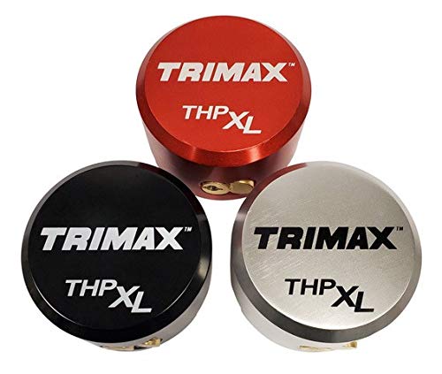 Trimax, (THPXLALBK), Black, Solid Aluminum Hockey Puck Internal Shackle Lock, Universal Fit