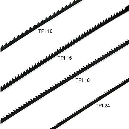 FOXBC 5-Inch Scroll Saw Blade Pin End Replacement for WEN 3921 3923, Dremel, Craftsman, Penn State, Delta, Ryobi and all 15in.and 16in.Scroll Saw - 48 Pack