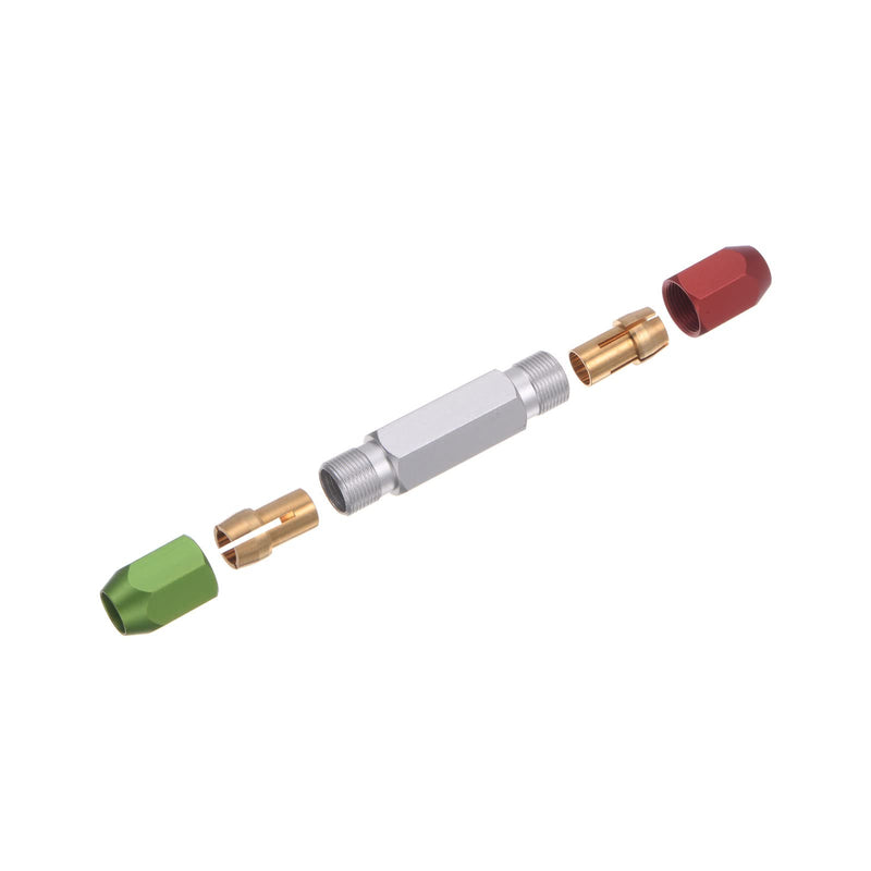 HARFINGTON Aluminum Alloy Pin Gage Handle 9-10mm Clamping Range Go No Double End Gauge Handle Industrial Tools for Plug Gage