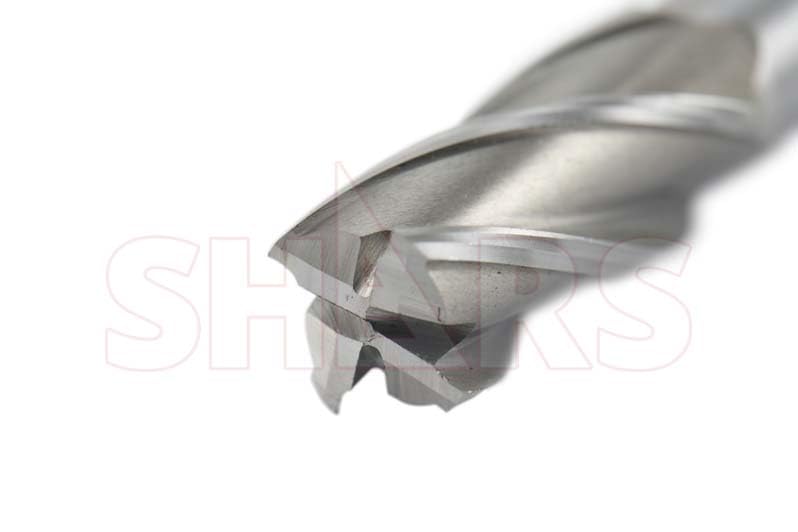 Shars 3/4" x 3/4" HSS 4 Flute Single End Center Cut End Mill, 1-5/8" Flute Length 404-6033 ! 3/4" Dia, 3/4" Shk Dia, 1-5/8" FLt Len