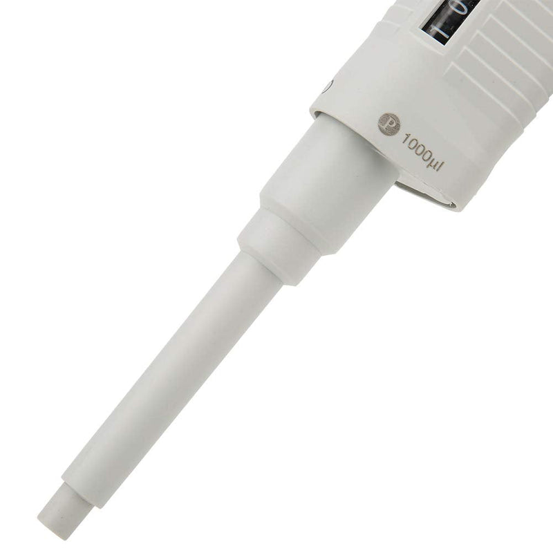 P1000 Micropipette Adjustable Pipettor Manual, Variable Volume Liquid Transfer for Clinical Laboratory Biotechnology Lab Plastic 100 to 1000 uL 1 Pack