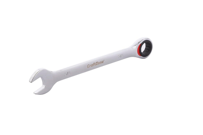 Ratcheting Combination Wrench Set (5-Pieces,SAE), 3/8",7/16",1/2",9/16",5/8", 72-Teeth, Cr-V 5PC SAE