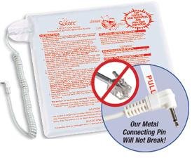 Secure Chair Alarm for Elderly Dementia Patients - 12" x 12" Chair Pressure Sensor Pad, 80-120 dB Patient Monitor - Wheelchair Chair Alarms and Fall Prevention for Seniors