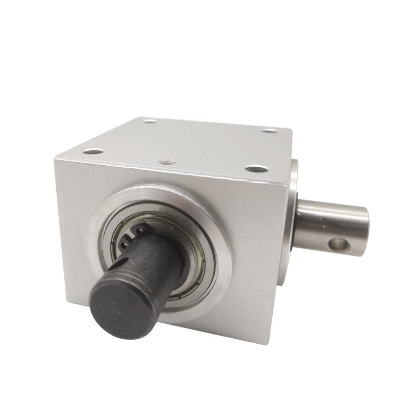 1:1 Right Angle Tapered Bevel Gearbox 1.5 Module 20 Teeth 90° Angle Drive Steering Gear Device Simple Mechanical DIY Module with 15mm Shaft Radial Mounting 1 Output Shaft