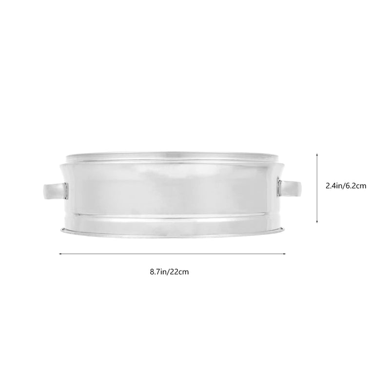 DOITOOL Stainless Steel Steamer Basket 8.66 X 7.08 X 2.44 in Food Steaming Basket for Dumplings Fish Seafood Rice Eggs Potatoes Dishwasher Safe Kitchen Cooking Insert