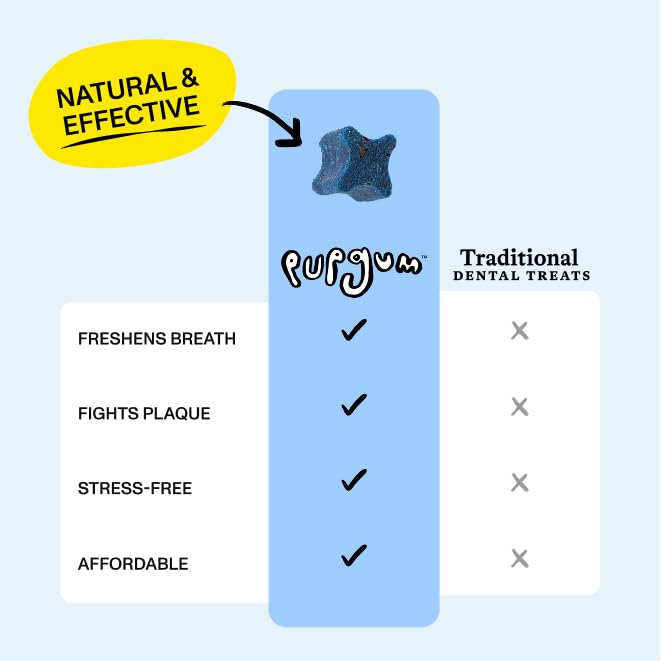 Spot & Tango PupGum Dog Dental Chews for Fresh Breath & Clean Teeth – Clinically Proven Ingredients – Human-Grade, Vet-Developed Daily Dental Treats for Dogs 16-40lbs – 14 Chews – Made in USA Medium (16-40lbs)