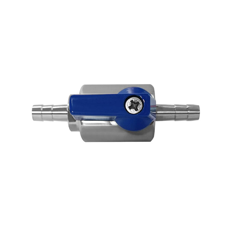 Beduan 1/4” Hose ID Barb Ball Valve 304 Stainless Steel Mini Shut Off Valve for Water Gas Fuel Drip Irrigation and Aquariums 1/4" Hose Barb