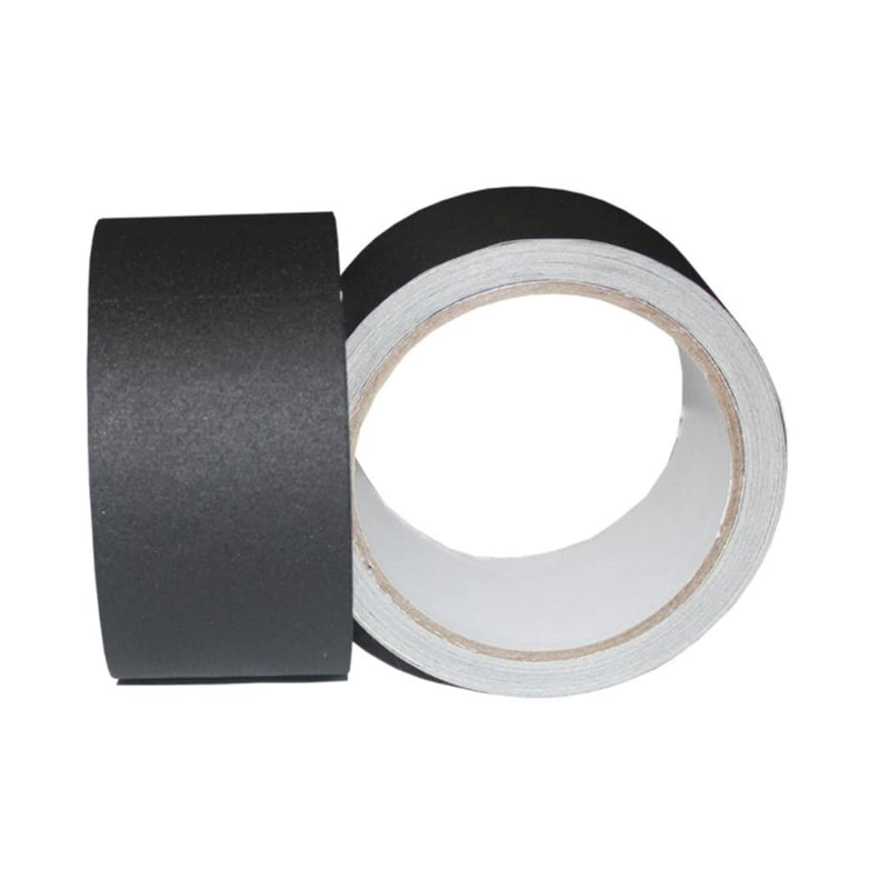 Cloth Bookbinding Repair Tape Cloth Book Repair Tape 2 Inch by 33 Feet Self Adhesive Non Reflective Cloth Tape for Old Books Antique Books Daily Supplies (Black) Black