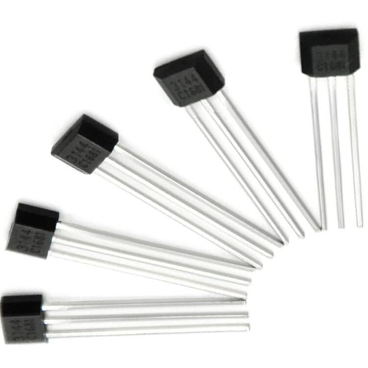 40x Linear Hall Effect Sensors A3144/OH3144/44E/AH3144E TO-92 UA 3 Pins Sensor Element Switch for Electric Vehicle Motor Repair