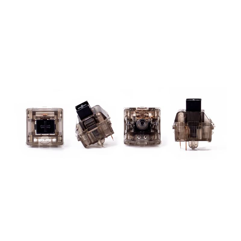 GATERON Ink V2 Wall Stem Box Black Switches Linear RGB 5 Pins for Mechanical Keyboard(35PCS, Pre-lubed Black) 35PCS