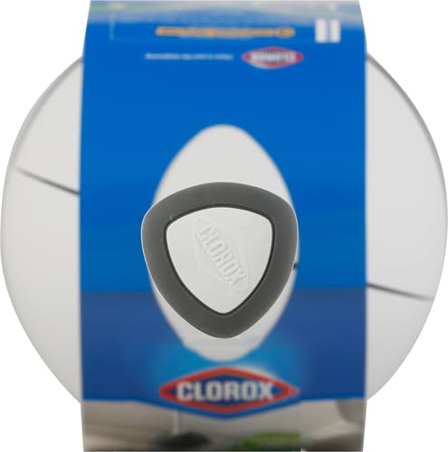 Clorox Toilet Plunger with Hideaway Caddy – Toilet Plunger for Bathroom, Bathroom Organizers & Storage, Bathroom Accessories, Toilet Unclogger, Plunger with Holder 1-Pack