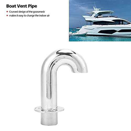 Boat Vent Gooseneck 1.4in 316 Stainless Steel Marine Pipe Fitting Connector