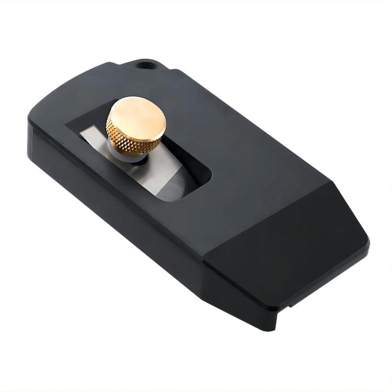 Woodworking Edge Trimmer,Hand Planer Edge Bander with High Speed Steel Blade,Edge Banding Cutter for PVC ABS Melamine Veneer,MG-027Bk Black