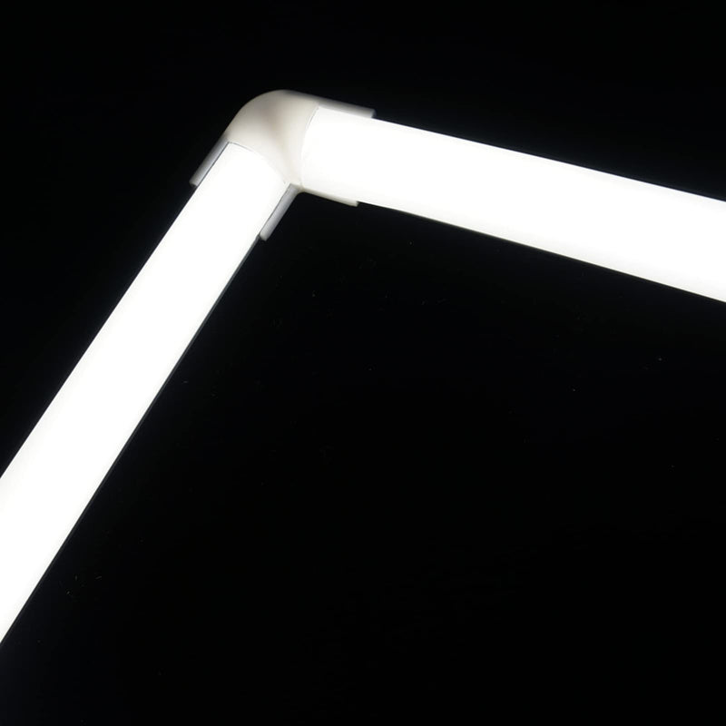 8-Pack 16MM Wide V Shape LED Strip Channel 90 Degree White Connector,Under Cabinet 45 Curved Cover profile Corner Kit,Inner Right Angle Turning link Solution With Mounting Kit (White)