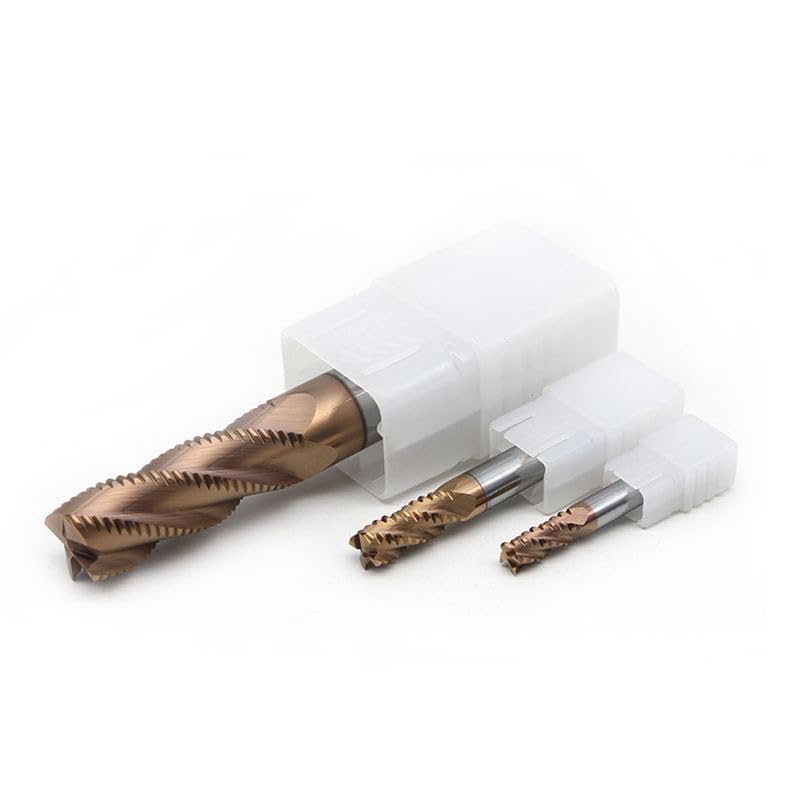 1/4" Carbide Roughing End Mill - 4 Flute - 1/4'' Shk Dia, 2-1/2'' Oal - for Alloy Steels/Hardened Steels 1/4‘’