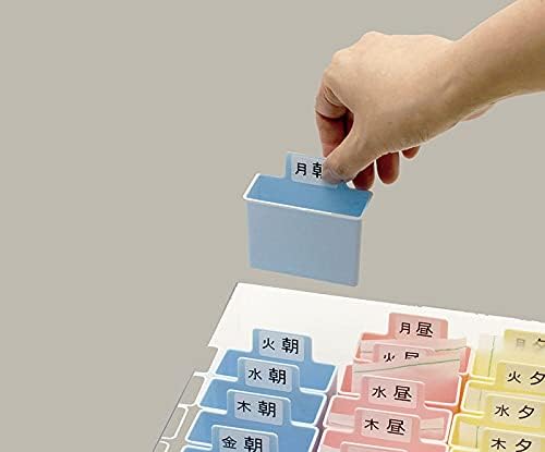Chopla Industry 624507 Medicine Storage Case, Weekly Rubbing Case, Mini, Morning, Noon, Evening, Clear - NewNest Australia