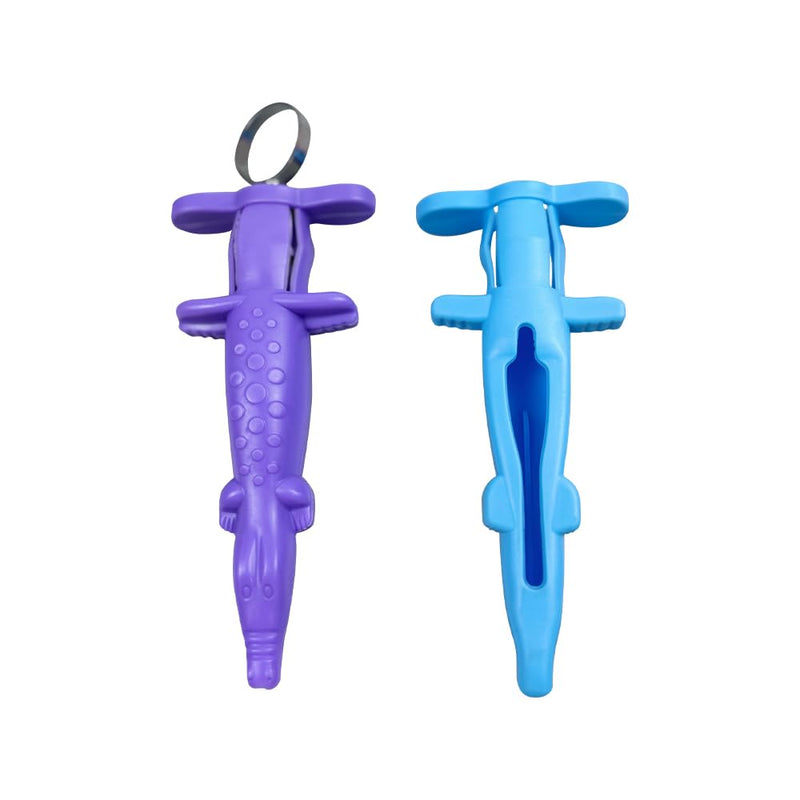 Dental Syringe Handle Protect Sleeve, YOUYA DENTAL 4PCS Silicone Needle Cover Case Injector Tool Cover Surgical Rubber Needle Instrument Protective Cover Case Reusable Clinic Tool Cover Case Gifts Crocodile - Combo 1