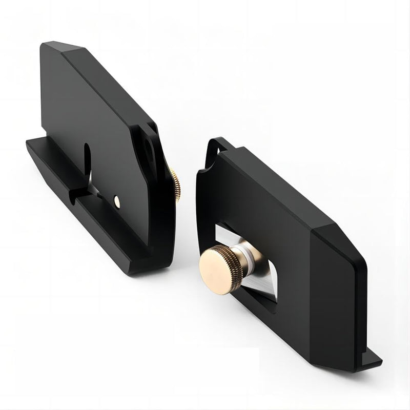 Woodworking Edge Trimmer,Hand Planer Edge Bander with High Speed Steel Blade,Edge Banding Cutter for PVC ABS Melamine Veneer,MG-027Bk Black