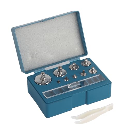 Garosa Scale Weights Set 17Pcs Precision Calibration Weight Set 100g 50g 20g 10g 5g 2g 1g 500mg 200mg 100mg 50mg 20mg 10mg Calibration Weights