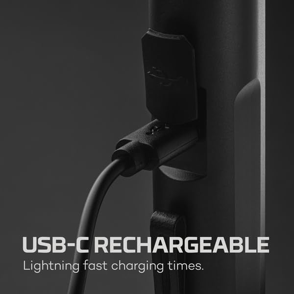 NEBO Mini Larry 500 Pocket Flashlight | 500 Lumens, 2 Light Modes, Compact, Rechargeable COB Work Light & Mini Flashlight, Magnetic Base & Steel Clip, Waterproof, Includes USB-C Charging Cable Pocket Light