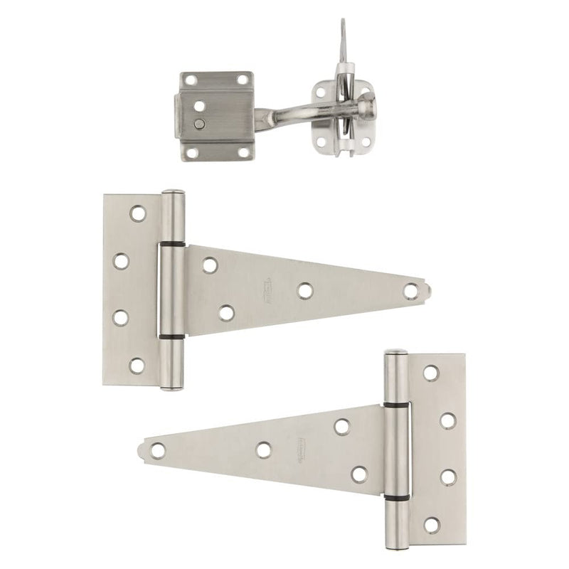 National Hardware N343-434 DPV875 Gate Kit in Stainless Steel Updated Packaging