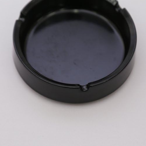 Ashtray FH70037BK-10 Ashtray, Black, Large Size, Set of 10, Melamine, Commercial Use, Ashtray Set - NewNest Australia